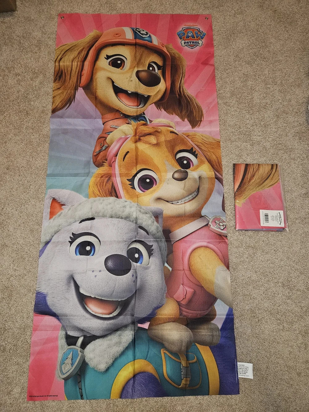 Paw Patrol Pink Skye Party Decor, Tableware, Plates, Napkins, And Favor Bags